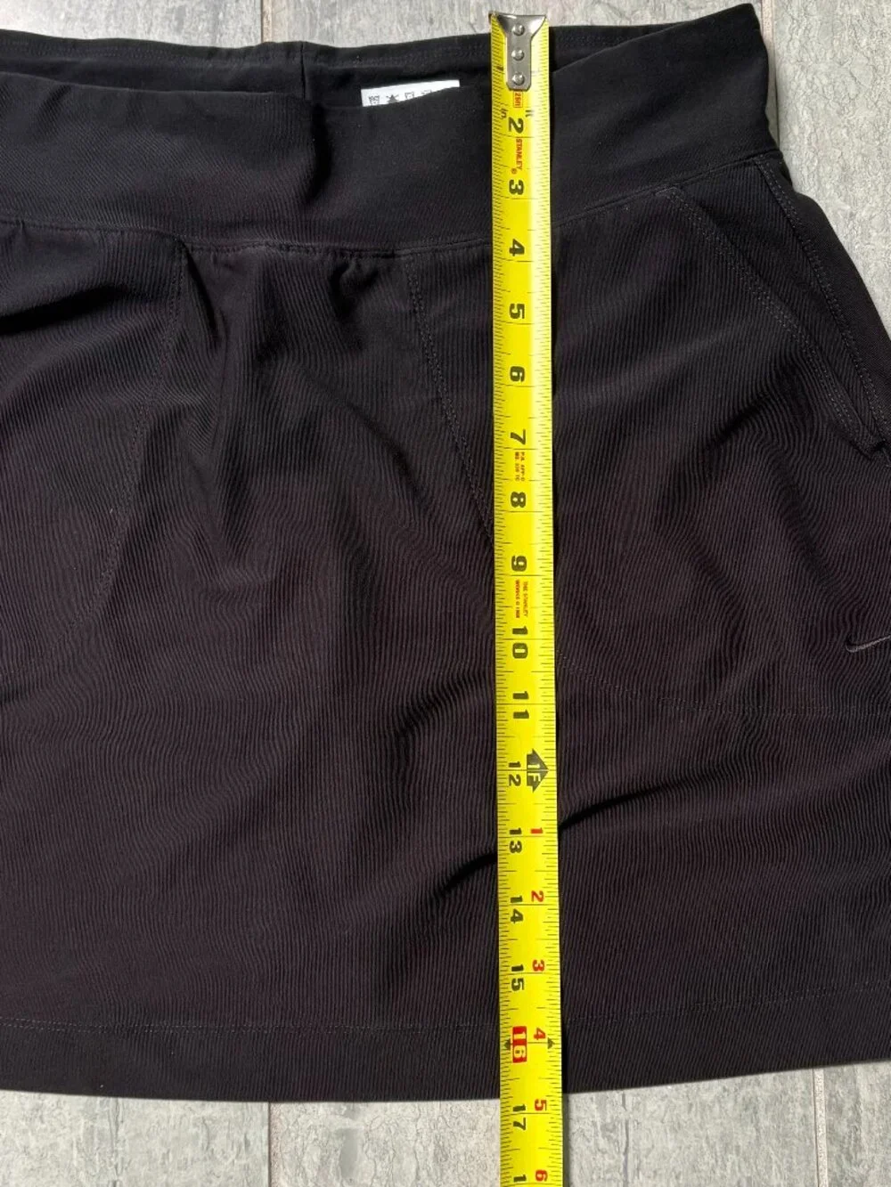 Nike Golf Dri-FIT Tennis Pickleball Skort Black Size Medium